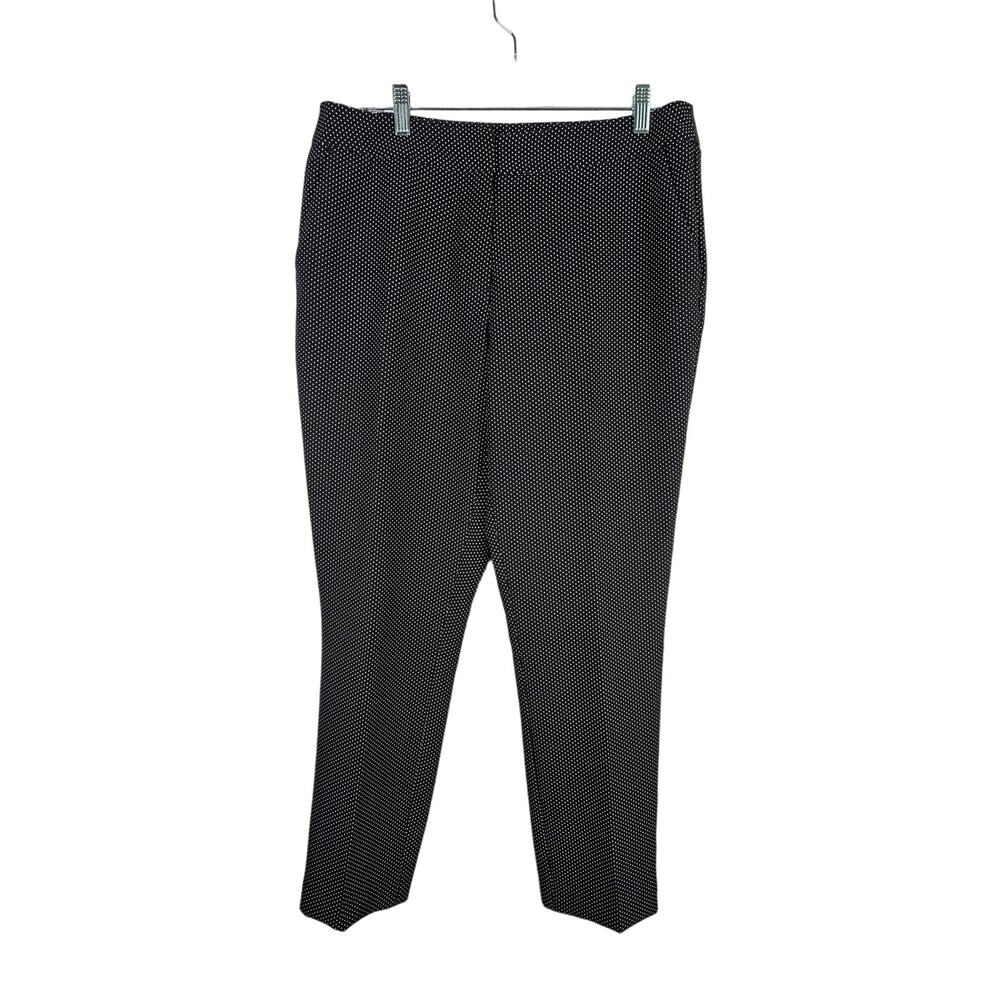 Carolina‎ Belle Montreal Women's Dress Pants Black White Polka Dot Size 12